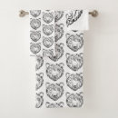 Search for black bear bath towels Black and white