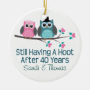 Search for 40th wedding anniversary ornaments 40 year anniversary