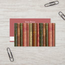 Search for bookworm business cards Librarian