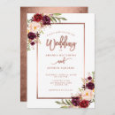 Search for copper foil wedding invitations Rose gold