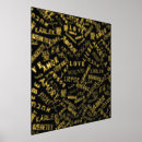 Recherche de black and gold posters Métallisé