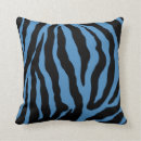 Search for blue zebra stripe pillows Animal
