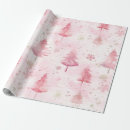 Search for christmas scene wrapping paper Pink