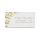 Search for butterfly return address labels Boho chic