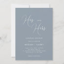 Search for his and hers party invitations Minimal