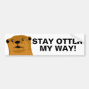 Search for otter bumper stickers Animals