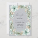 Search for mint and silver wedding invitations Aqua
