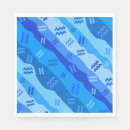 Recherche de zig zag serviettes Bleu