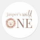 Search for lion first birthday stickers Boy