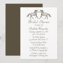 Search for equestrian bridal shower invitations Horse