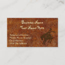 Search for rodeo cowboy business cards Rustic
