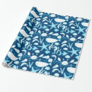 Search for starfish wrapping paper Navy blue