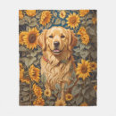 Search for dog portrait blankets Golden retriever