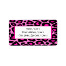 Search for cheetah return address labels Girly