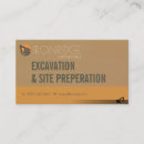 Search for earthmoving business cards Heavy equipment operator