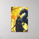 Search for samurai canvas prints Warrior