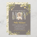 Search for yellow teddy bear invitations Gender neutral