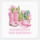 Search for cowgirl birthday stickers Cactus