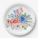 Search for red flower plates Thank you