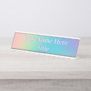 Search for rainbow name plates Boho