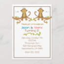 Search for monkey baby girl shower invitations Party