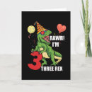 Search for 3rd birthday cards Dinosaur