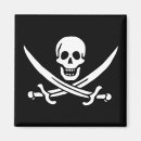 Search for pirate flag magnets Vintage