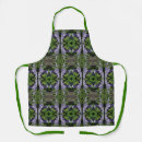 Search for purple flower pattern aprons Mother