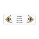 Search for aquarium fish return address labels Angelfish