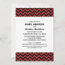 Search for chevron baby shower invitations Neutral
