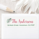 Search for pine branch return address labels Evergreen