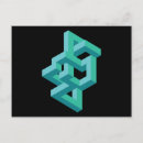 Search for geometric design patterns postcards Colourful