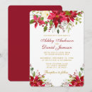 Search for poinsettia wedding invitations Green