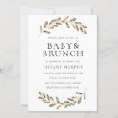 Search for golden baby shower invitations Elegant