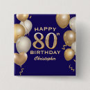 Search for party gold buttons Happy birthday