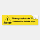 Search for photographer bumper stickers Funny