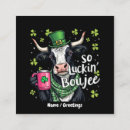 Recherche de st patricks day cartes visite Trèfle