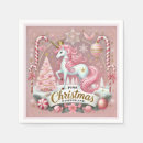 Search for unicorn napkins Pink