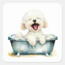 Search for bichon frise dog stickers Puppy