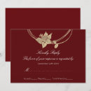 Search for maroon and gold wedding invitations Rsvp