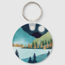 Search for trees in fog keychains Landscape