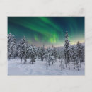 Recherche de aurora borealis postcards Forêt