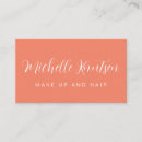 Recherche de rose pêche cartes visite Monogramme