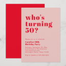 Search for turning 50 invitations Retro