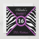 Search for purple bling invitations Sixteen