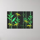 Recherche de bambou art Toile