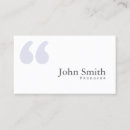 Search for quotes business cards Minimalist