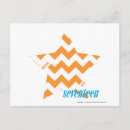 Search for zigzag postcards Orange