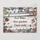 Recherche de cadre floral cartes postales Changement d'adresse