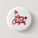 Recherche de merry christmas buttons Red